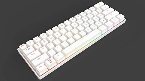 【専用ページ】Keyball61 完成品 ALL WHITE RGB GK61 Mechanical Gaming Keyboard - 61 Keys Multi Color RGB